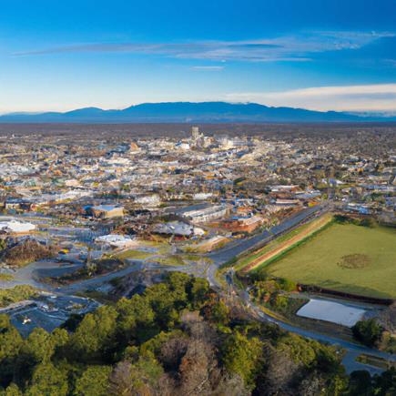 An aerial view of Vinings & Smyrna GA 